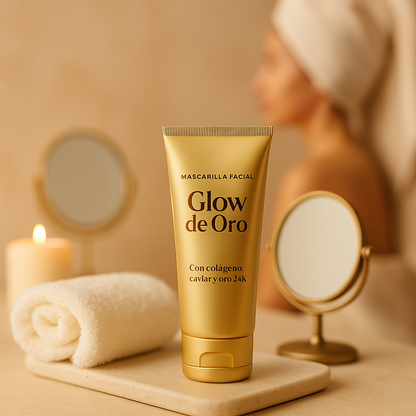 Mascarilla Facial Glow de Oro